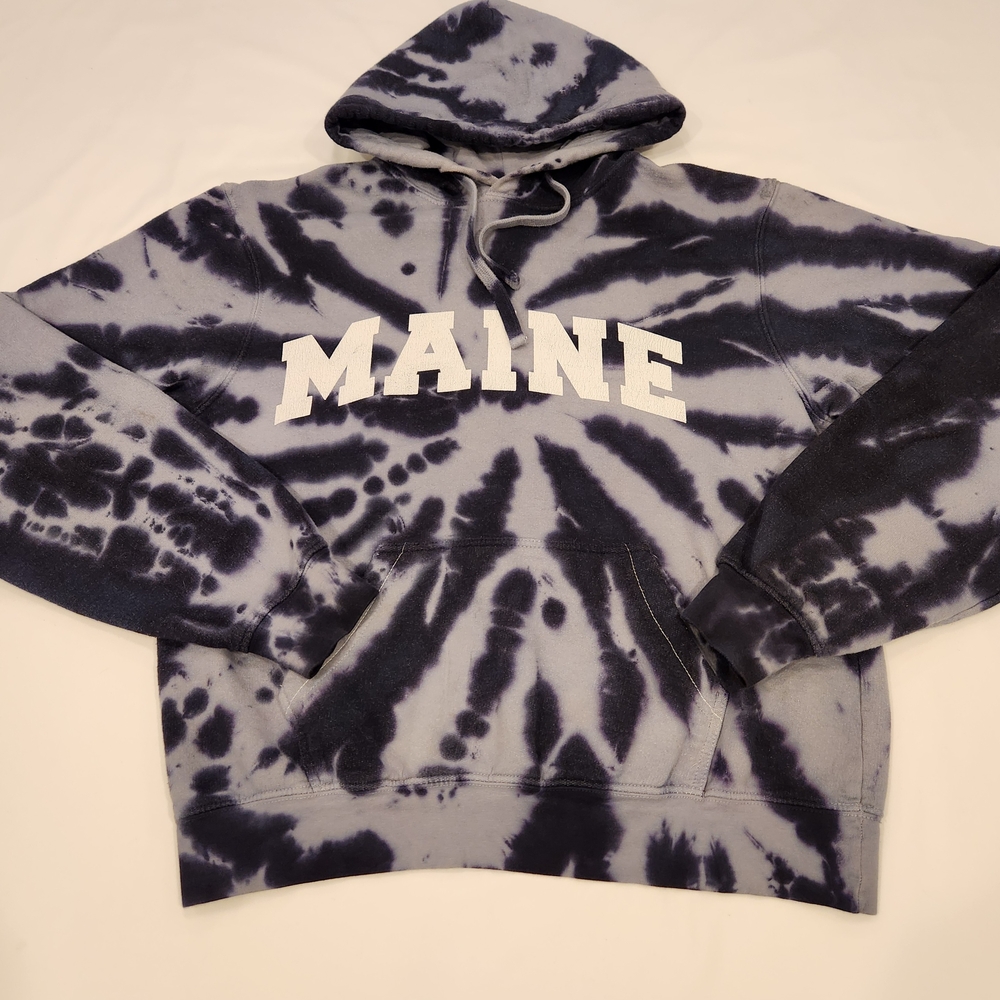 Dyenomite Maine Tie Dye Hoodie Size Men's Small Amazing Condition Hippie Boho